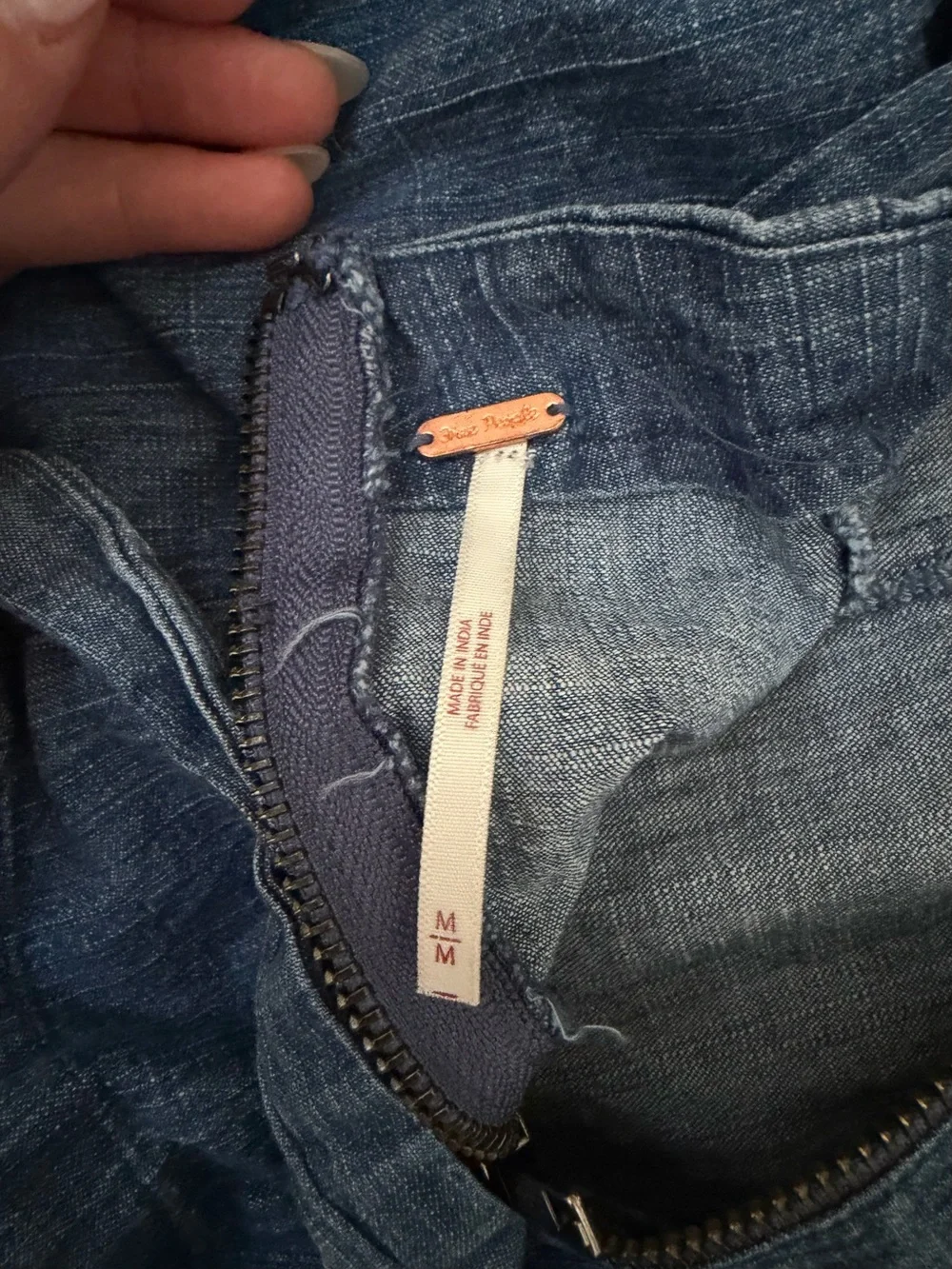 Free People Denim Top